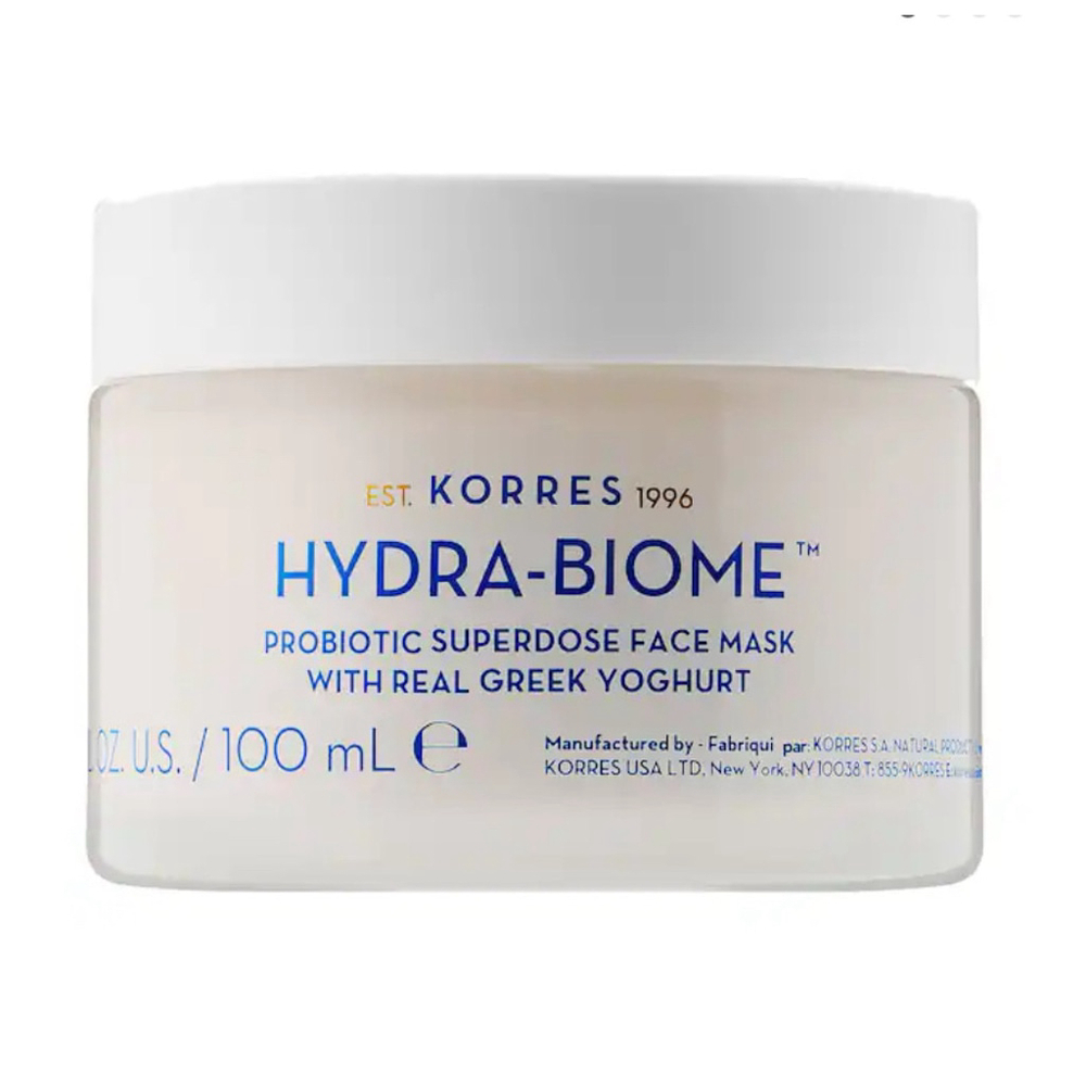 Korres Hydra-Biome Probiotic Superdose Face Mask Greek Yogurt FULL SIZE (3.38oz)